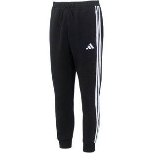 Adidas阿迪达斯裤子男款官方正品秋冬新款加绒加厚卫裤运动长裤男