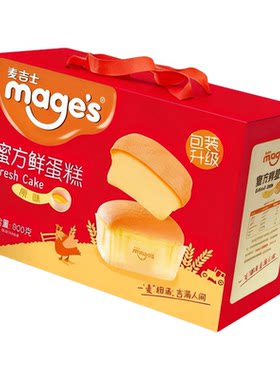 麦吉士800g蜜方鲜蛋糕礼盒送礼