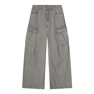 BDCT春秋长裤微喇工装水洗休闲裤