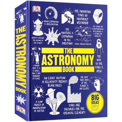 DK天文学百科英文原版The Astronomy Book: Big Ideas Simply Explained 天文学科普百科全书 全彩图解精装大开人类的思想百科