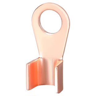 国标A级OT紫铜开口鼻纯铜接线端子50/100A平方接线端子铜接头线耳