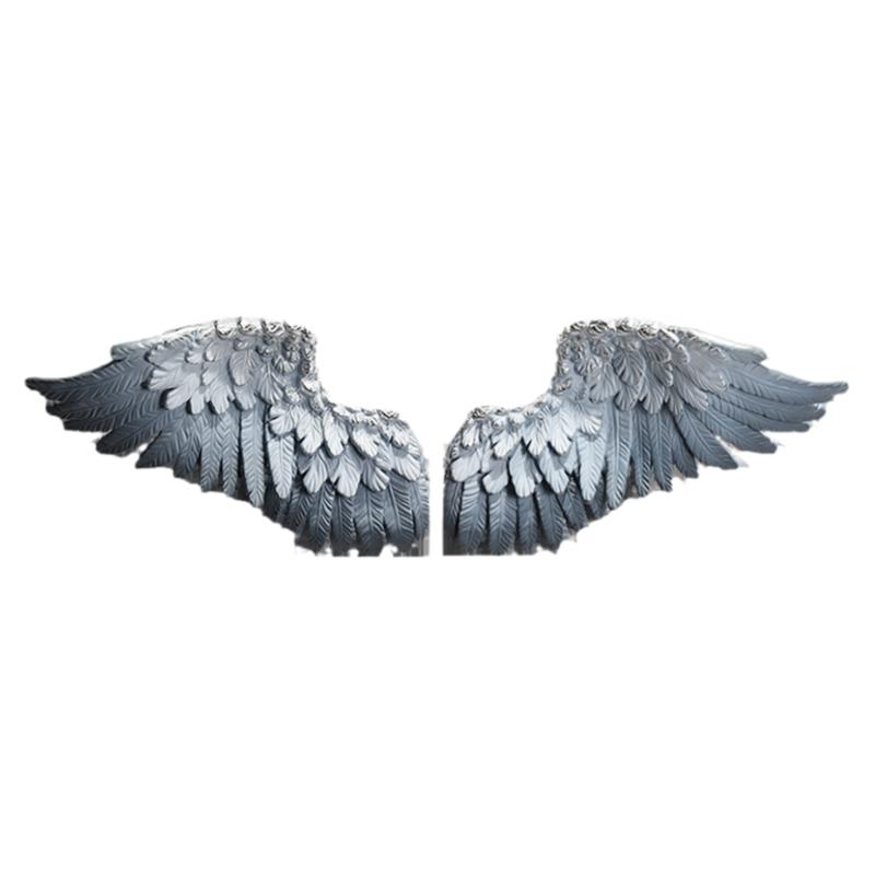 北欧风翅膀3d立体卧室床头装饰画