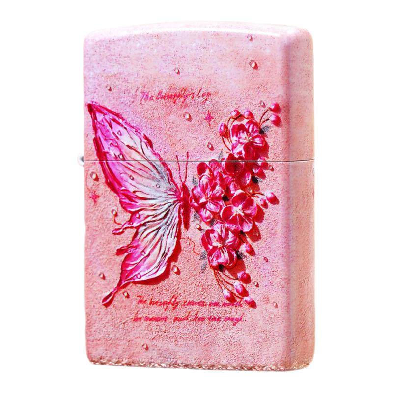 ZIPPO打火机彩印【蝶恋花-蝴蝶】送男女朋友礼盒装生日节日礼物