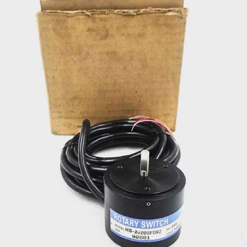 NSD CORP. HS-06008FDN2 ROTARY SWITCH 24V 100MA [FAST SHIPPIN