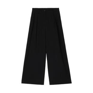 【新品】素然 ZUCZUG 4M36 26夏女士休闲干爽双面布双褶裥长裤