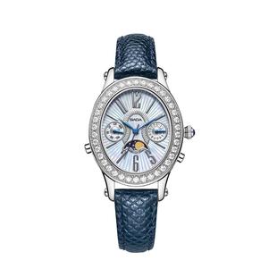 SAGA世家手表女月相品牌正品小众轻奢防水石英女士腕表新年礼物