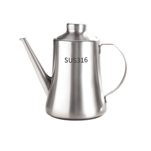 德国油壶不锈钢316食品级家用厨房不挂油带滤网储油罐加厚大容量