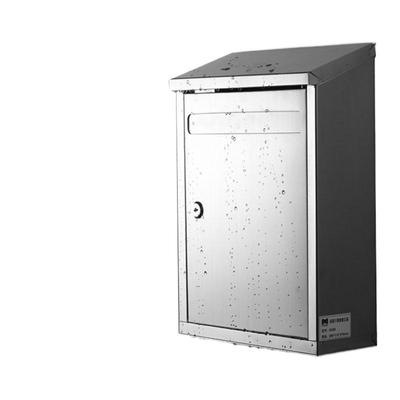 斜面大号不锈钢信报箱报刊箱a4