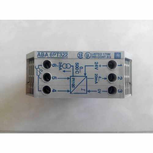 议价TE 施耐德 ABA 6PT322 温度信号接口模块（0-500C ,4-20mA）