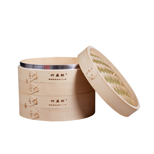 竹益轩蒸笼增高圈加深垫高蒸架商用家用蒸笼底圈垫圈竹制笼屉蒸塔