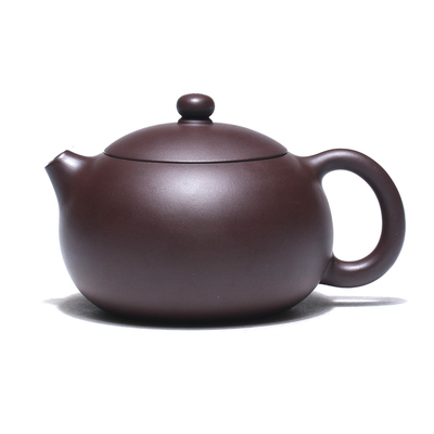 四号井原矿老紫泥国工手作紫砂壶