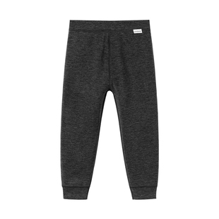 junejunior儿童保暖裤秋裤桑蚕丝羊毛加厚护膝款男女童内穿打底裤