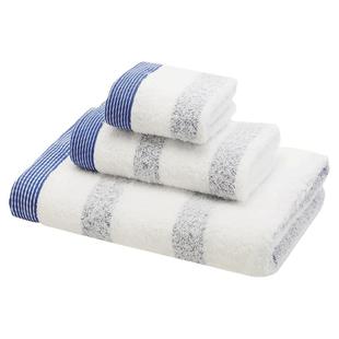 hayashi日本进口今治浴巾条纹薄款纯棉成人洗澡家用柔软吸水毛巾