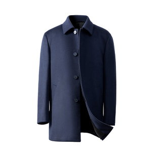 【行政风大衣】VICUTU威可多大衣男羊毛混纺舒暖时尚商务呢子大衣