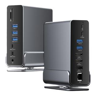 15合1拓展坞typec适用苹果笔记本扩展坞HDMI扩展器USB4hub集线器