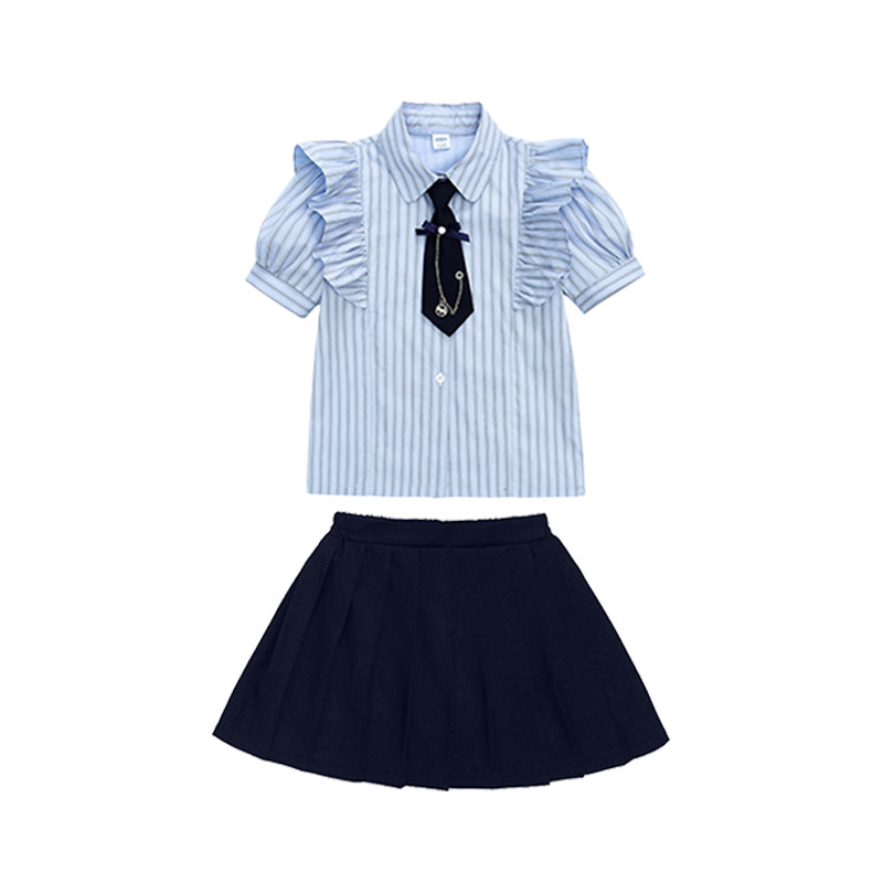 学院通勤风衬衫儿童演出服班服