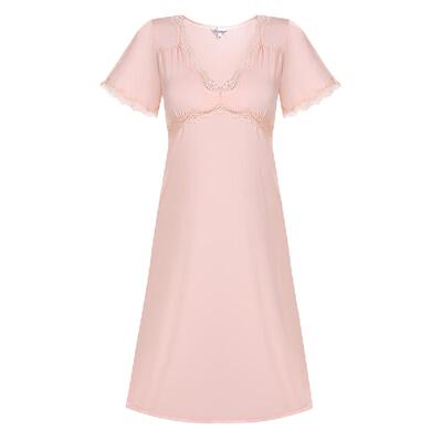 莫代尔大码显瘦带胸垫v领