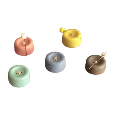 Cohana信乐烧纽扣磁铁多色设计