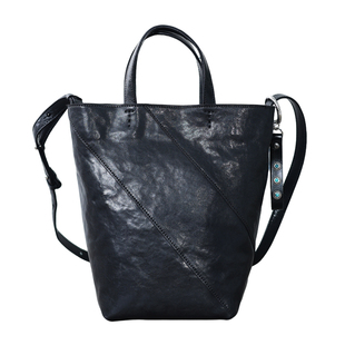 WANYEAH真皮水桶包女手提斜挎包简约百搭托特包大容量通勤单肩包