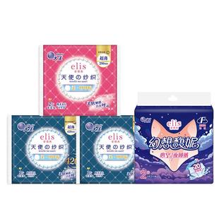 【天猫限定】大王elis爱璐茜棉柔卫生巾幻想馥妮夜睡裤8片组合