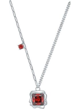 周六福S925银项链送女友生日礼物