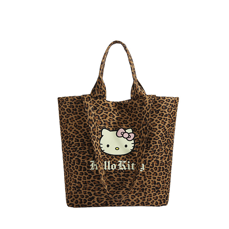 可爱豹纹HelloKitty包包女单肩包