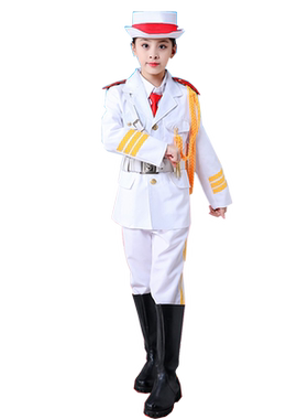 学生升旗手服装儿童国旗班服装