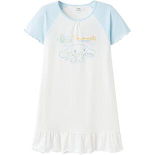 【玉桂狗IP商场同款】巴拉巴拉女童睡裙大童宝宝裙子夏季儿童睡衣