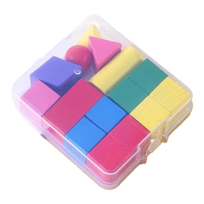 立体几何体模型小学生15粒数学教具正方体圆柱圆锥形状长方体积木