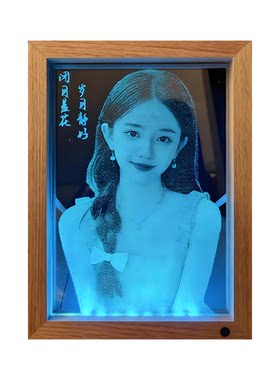 玻璃锤子画定制情人节礼物摆件