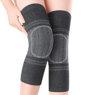 羊绒护膝盖保暖老寒腿男女士关节护腿长筒套加厚防寒老人防滑专用