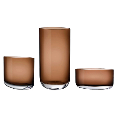 努德进口手工水晶玻璃轻奢花瓶