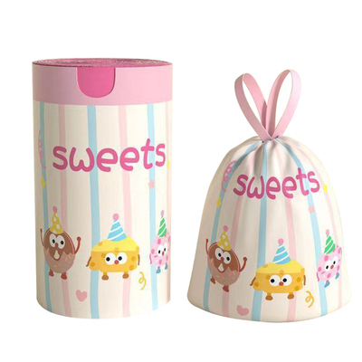 60只印花垃圾袋免撕抽绳加厚