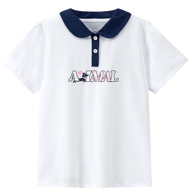 361°童装女童短袖POLO衫