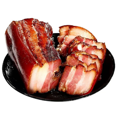 四川柴火烟熏腊肉五花肉腊排骨