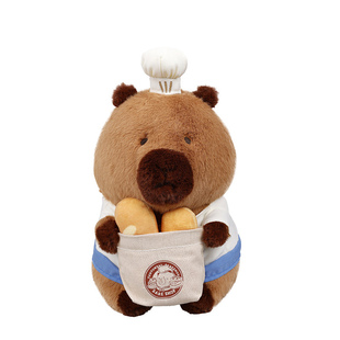 酷乐潮玩卡皮巴拉玩偶正版烘焙坊系列水豚女礼物毛绒公仔豚豚崽