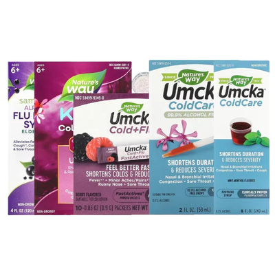 Nature's Way澳然萃维儿童COUGH接骨木COLD FLU Relief无乙醇糖浆