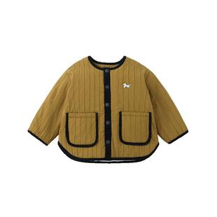 【120g绗棉】齐齐熊宝宝棉服男童外套秋冬装新款儿童加厚保暖棉衣