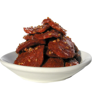 新疆烤马肠子马肉孜然味开袋即食特产小吃香辣零食切片烤肉180g