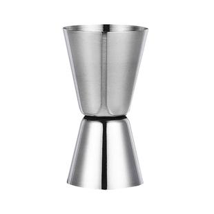 盎司杯双头量杯奶茶店专用不锈钢透明带刻度毫升CC计量量酒器具