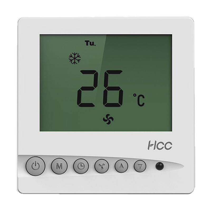海林HCC中央空调控制面板 温控器风机盘管液晶开关面板两管制定时
