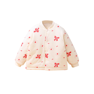 宝宝棉服套装秋冬装男女童棉衣棉裤婴儿纯棉保暖内胆夹棉儿童睡衣