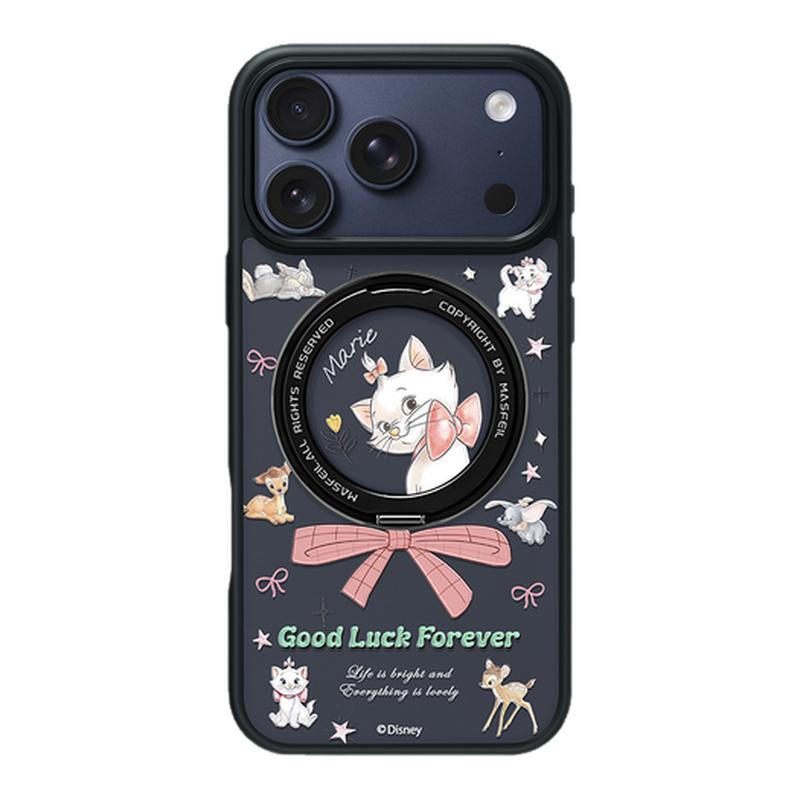 MASFEIL × 蝴蝶结玛丽适用苹果17promax手机壳iPhone16pro新款磁吸带支架ip15全包Fo5支点高级感13可爱套女