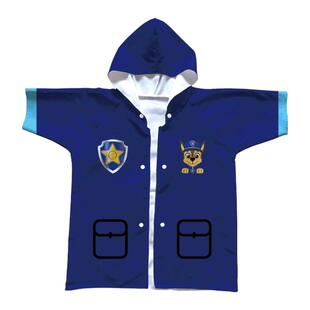 新款汪汪队阿奇温泉游泳浴袍儿童浴袍吸水速干浴巾斗篷游泳训练