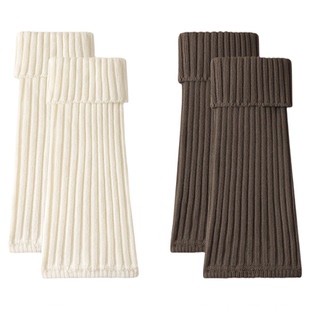 羊毛袜套显瘦腿套保暖针织小腿袜子女秋冬款y2k配小皮鞋堆堆长袜