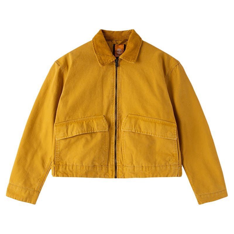 Timberland添柏岚户外女棉质飞行夹克夹棉保暖工装短款棉服A5ZTF