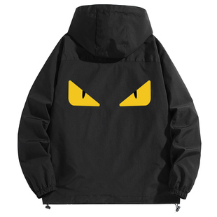 2026春秋装新款男孩帅气冲锋衣防风褂子大童潮流青少年男学生外套