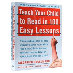 轻松100课 教会孩子阅读英文 英文原版 Teach Your Child to Read in 100 Easy Lessons 儿童英语阅读学习教学书 进口英语书籍
