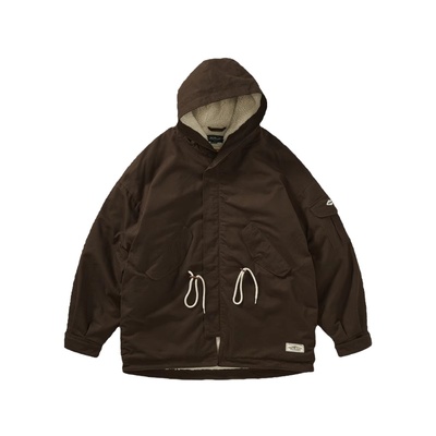 714street羊羔绒防风连帽厚夹克