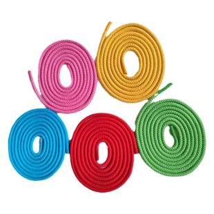 新款棉麻专业艺术体操绳3m体育比赛专用体操道具艺体五项健身用品